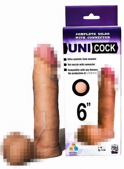 Насадка для страпона UNICOCK 6"