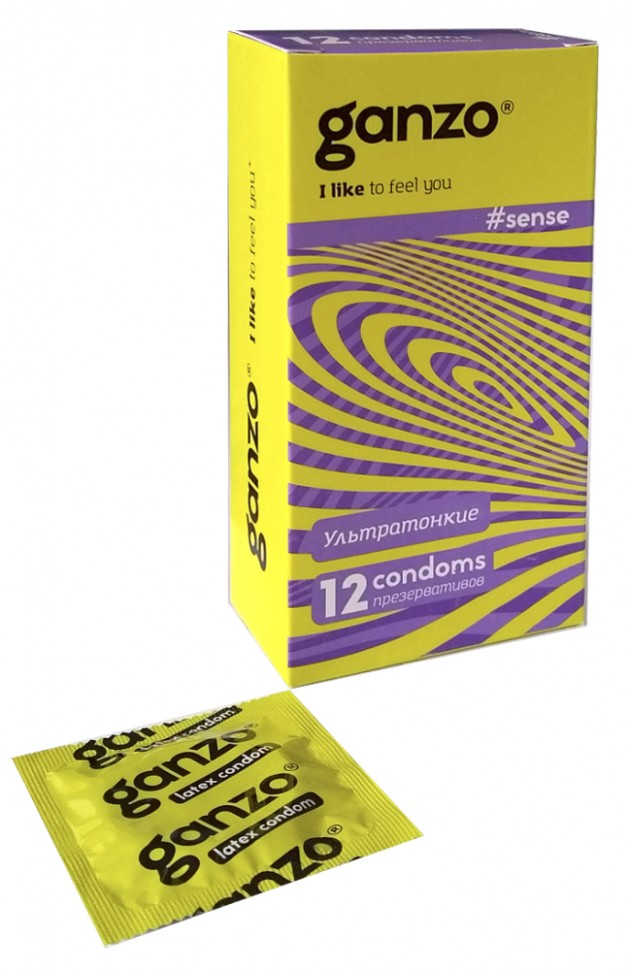 Ganzo презервативы Sense 12