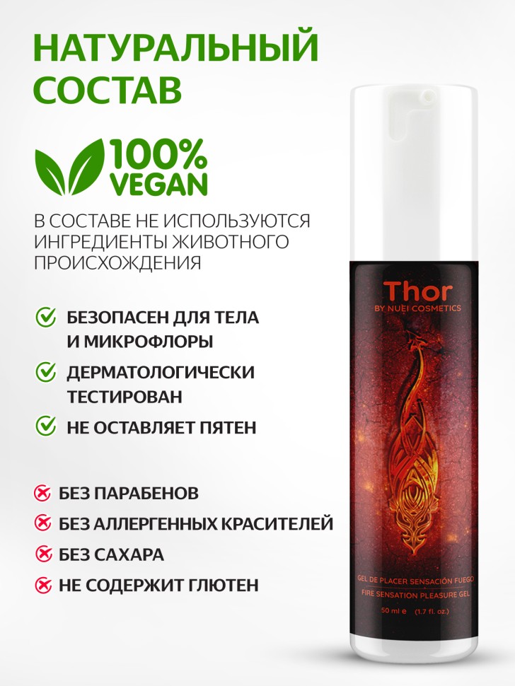 Гель унисекс усилитель оргазма Thor Fire Gel