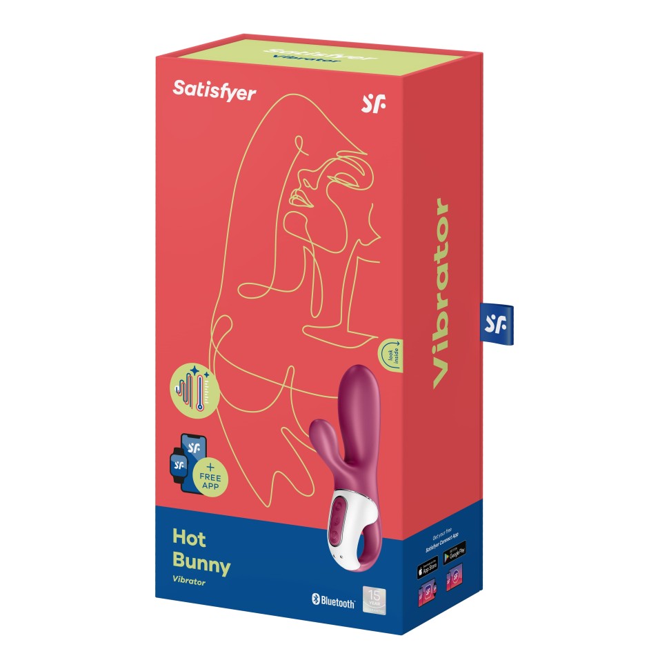 Вибратор с подогревом Hot Bunny